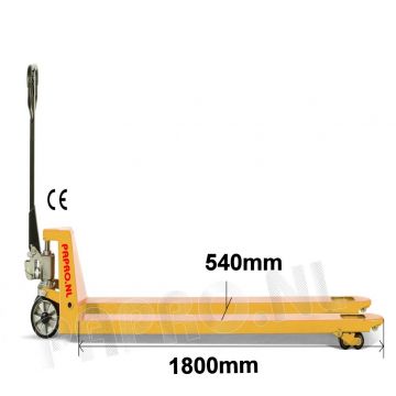 Palletwagen 2000 KG extra Lang 1800mm