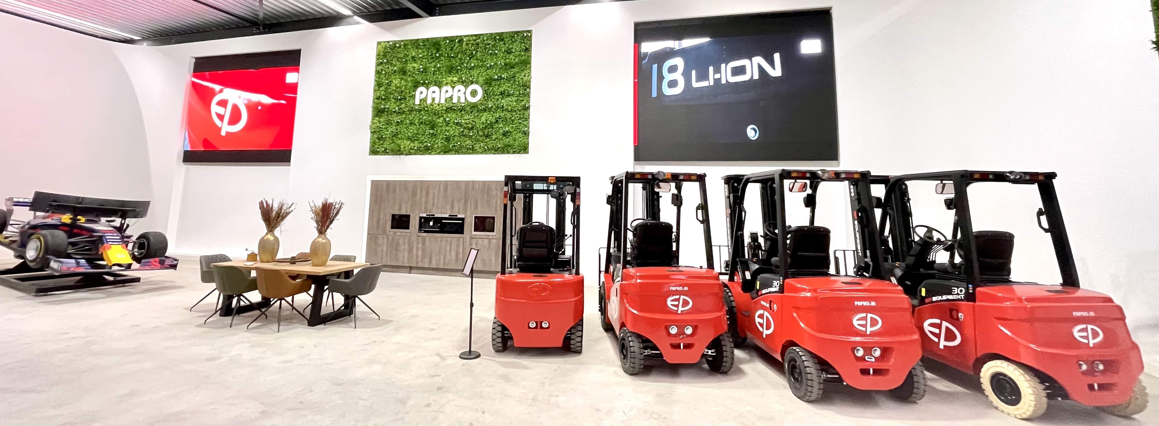 Welkom maak je Heftruck Keuze in het Papro Experience Center !